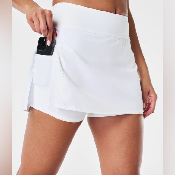NWOT SPANX - The Get Moving 18”Skort white Size Large - Picture 4 of 5